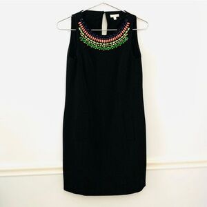 SHOSHANNA Beaded Sleeveless sheath
Dress in Black